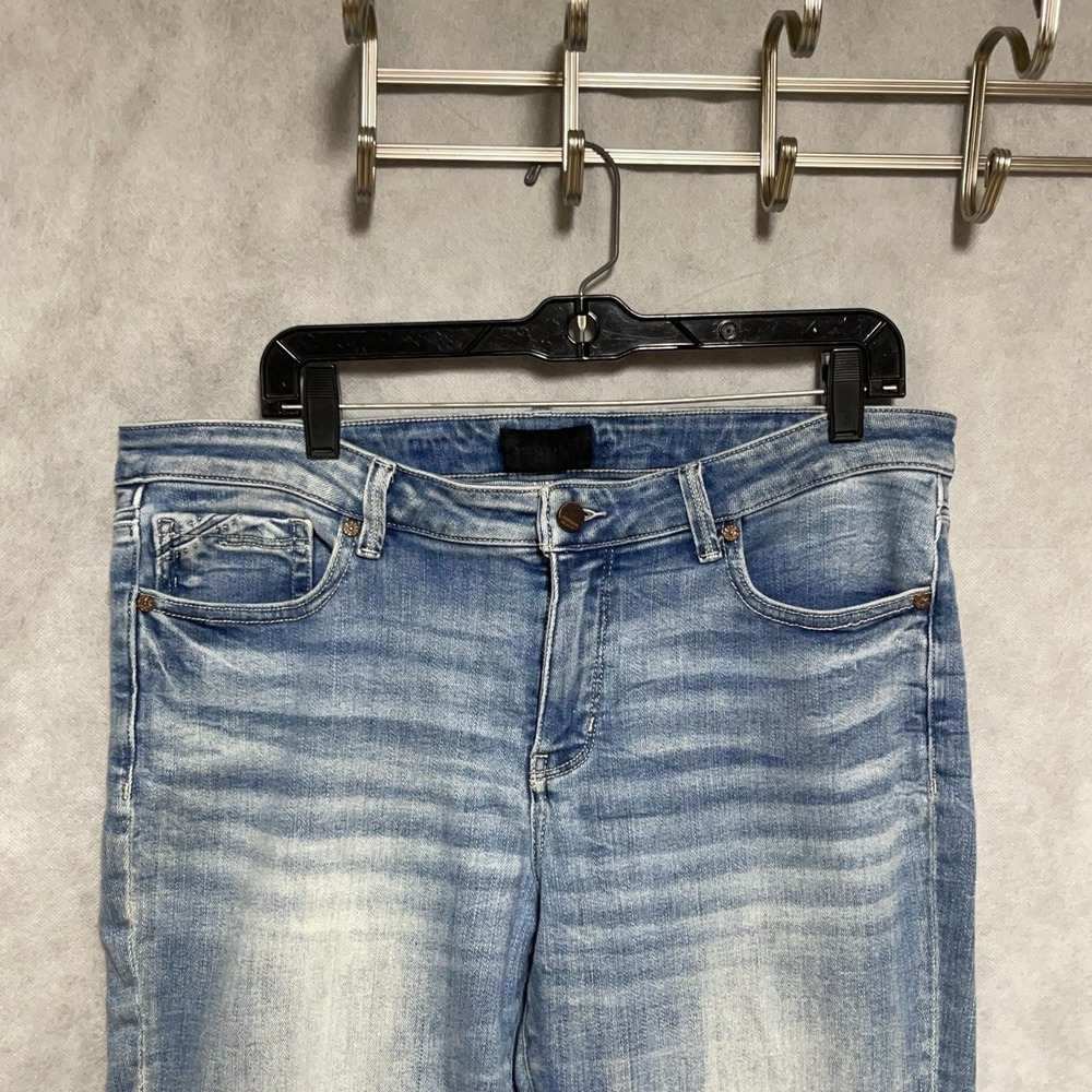 Buckle Black Jeans Women 33X30 Blue Stone Wash Denim Fit No. 53 Flare Whiskered